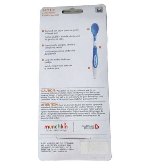 Munchkin's Soft-Tip Ergonomic Infant Spoons. - Picture 2 of 11